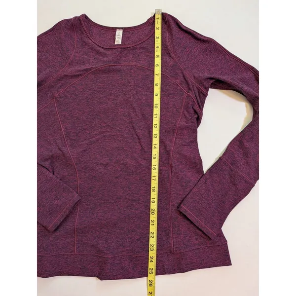 Lululemon Cypress Kiss Long Sleeve Pullover Base Layer Sz 10 Outdoor Gym Hiking - Image 4