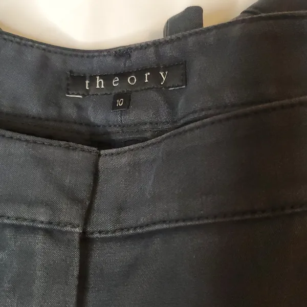 Theory Womens Black Gray Pants ♡Size10 - Image 2