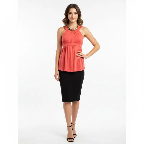 Guess Marciano Pink Sleeveless Strappy Open Back Top XS - Image 9