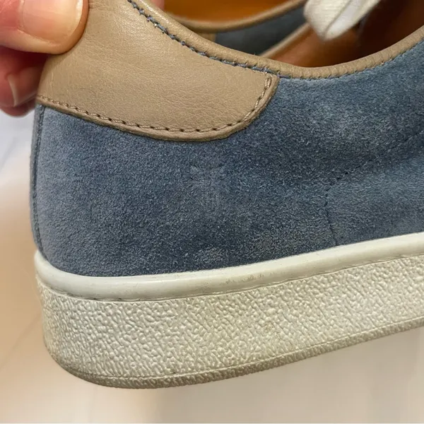 Frye Alexis Low Lace Aqua Suede Sneakers size 8 - Image 8