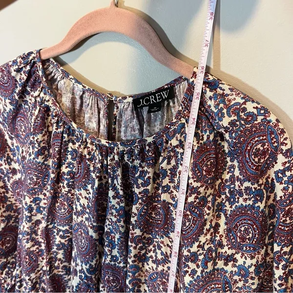 J. Crew Palermo Smocked Waist Mini Dress‎ in Floral Bouquet Linen Medium - Image 13