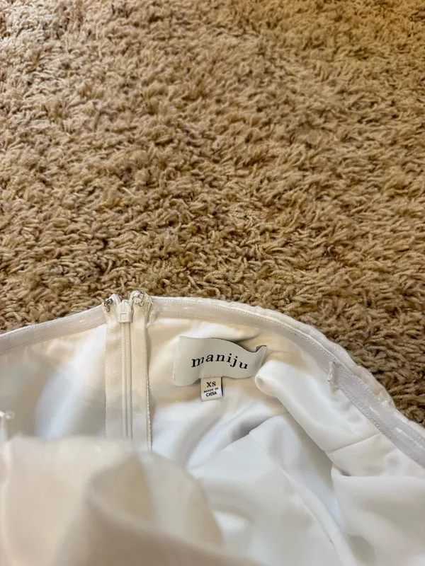 Meshki White Dress - Image 5
