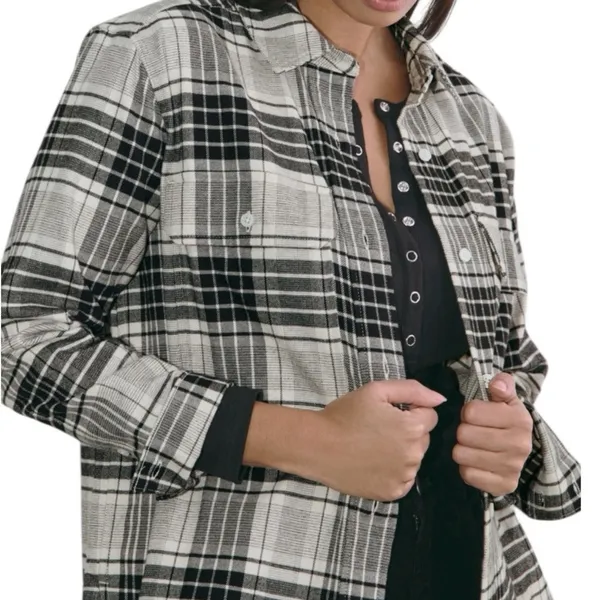 Everlane 100% Organic Cotton The Boyfriend Flannel Shirt Comfort Capsule‎ XL - Image 2