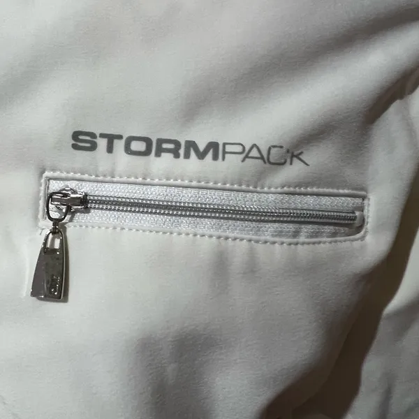 Storm Pack White Women's Jacket Silver Size L - Image 3