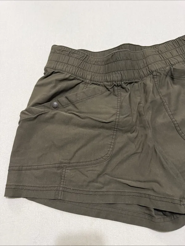 Avalanche Olive Women's Elastic-Waist Athletic Shorts - Image 4