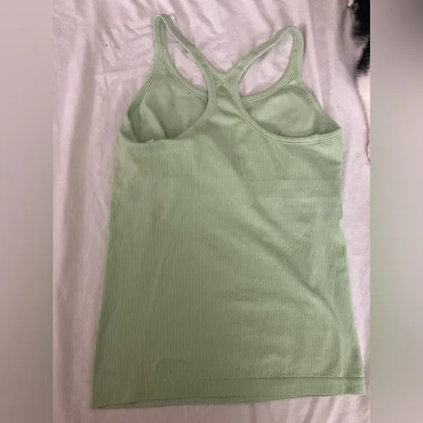 Lululemon Ebb To Street Tank II Light Green Size 10 - Image 3
