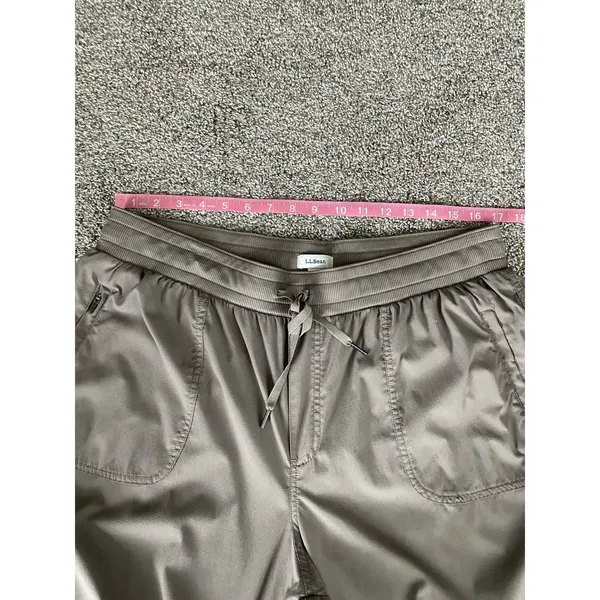 L.L.Bean Women’s Plus 1X Taupe Jogger Pants Lightweight Stretch - Image 7