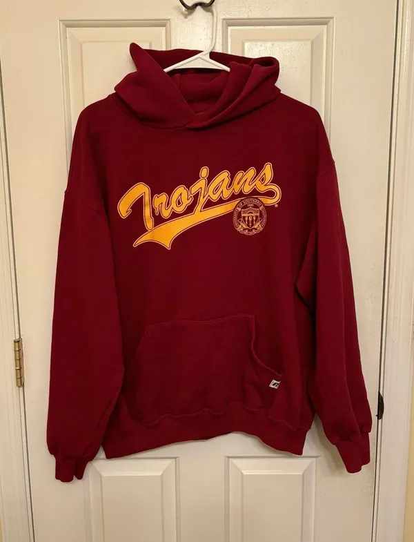 Russell Athletic USC Trojans Vintage University Of Southern California Pullover Sweatshirt - Image 6