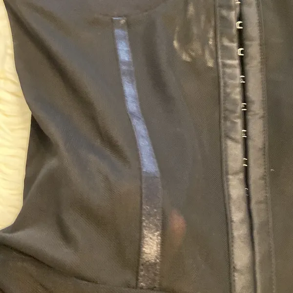 Free People Bodysuit size L color black adjustable stripes please see all photos - Image 11