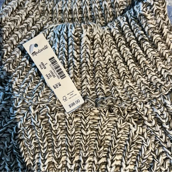 Madewell Knit Marled Cotton Mockneck Sweater - Image 10