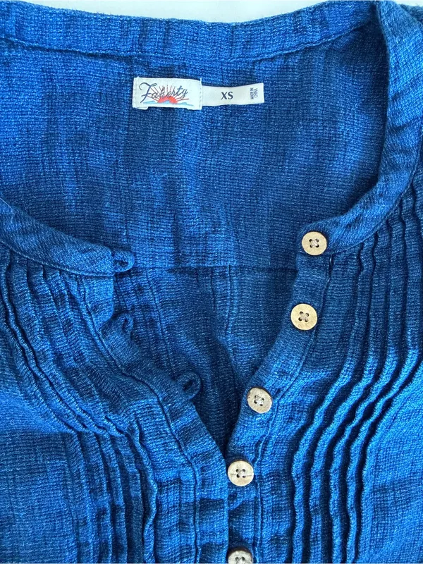 Faherty Blue Isha Dress - Image 7