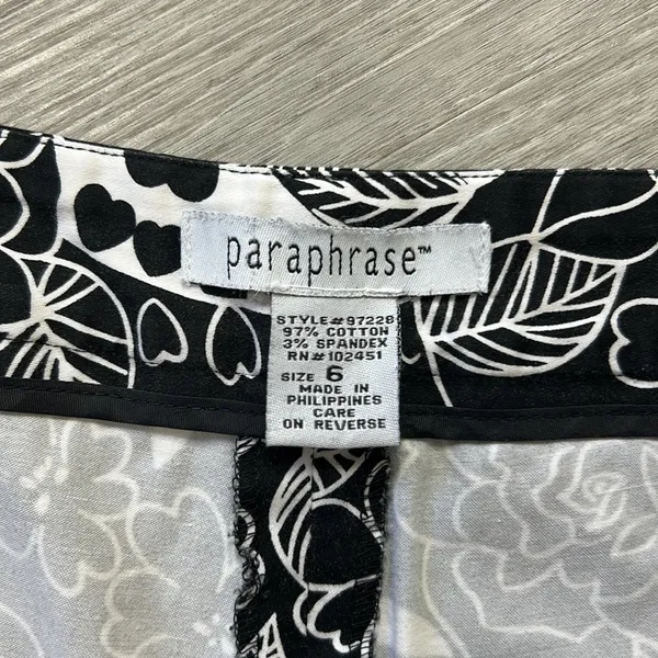 Paraphrase • floral printed cropped pants - Image 9