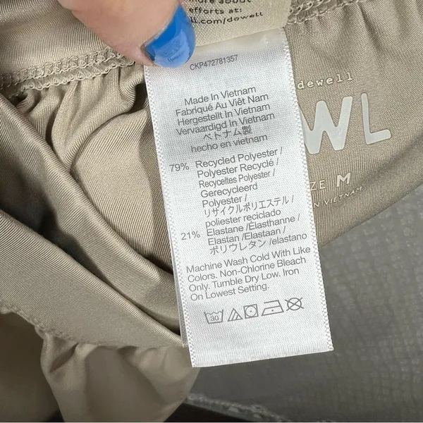 Madewell MWL Tan‎ Cream Flex Wrap Skort - Image 8