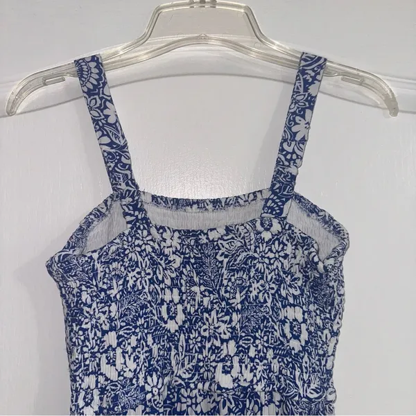 Jessica Simpson Blue and white floral midi dress - Image 5