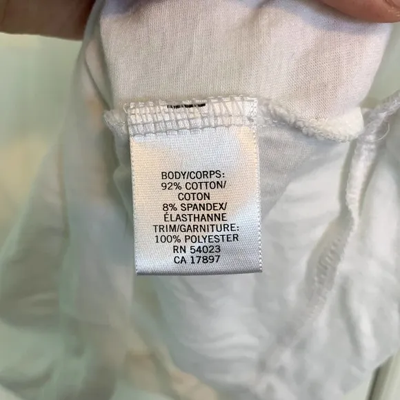 Banana Republic Women's Size XS White Scoop Neck‎ Tank Top - Image 3