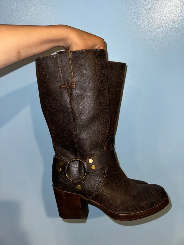Frye Boots Harnless Leather Bootd - Image 2