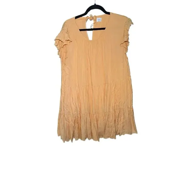 Aritzia Wilfred sidonie apricot peach dress Medium - Image 3