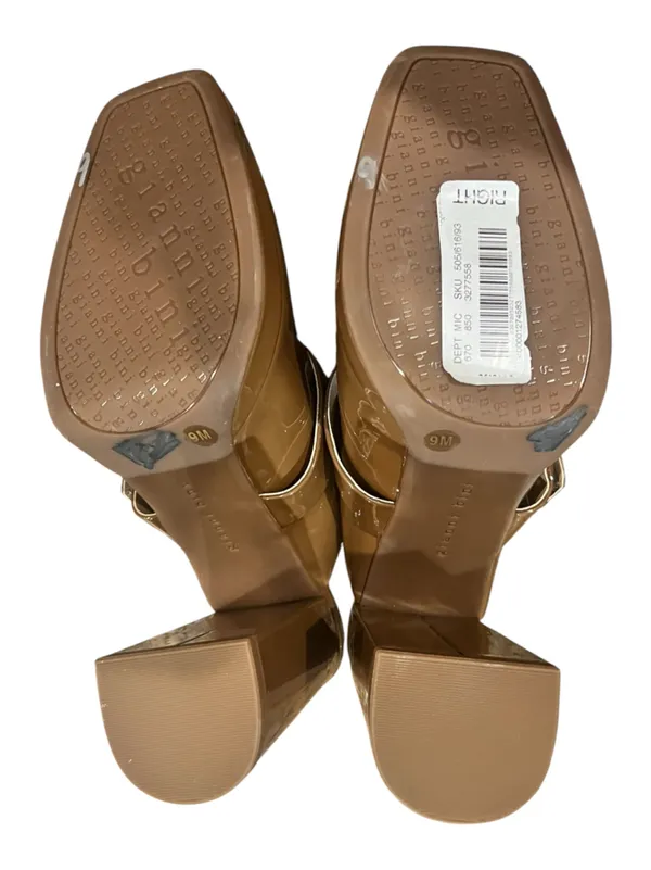 Gianni Bini Sonata Patent Mary Jane Platform Pumps Sweet Caramel Size 9M NWT - Image 7