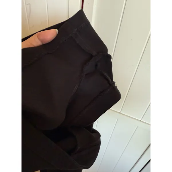 Abercrombie & Fitch Womens Skort Sz 2 Skirt Shorts Black‎ Asymmetrical Diagonal - Image 8