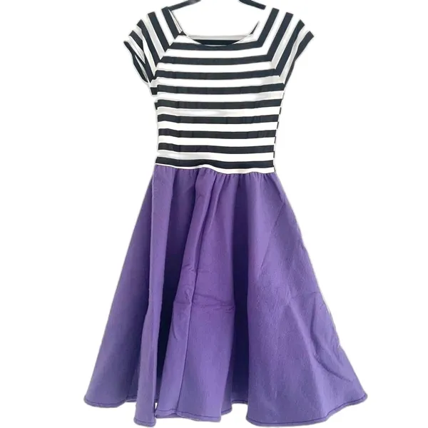 Charades 50’s Poodle Skirt Costume Halloween NEW Size Medium Purple - Image 3