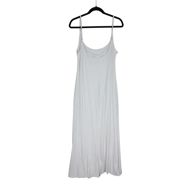 Wild Fable Ribbed Maxi Slip Dress Size XXL Gray Capsule Party Dinner Date Summer - Image 9