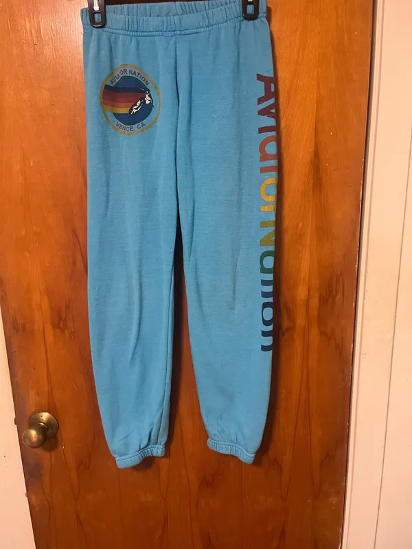 Aviator Nation Sweatpants teal XS - Image 2