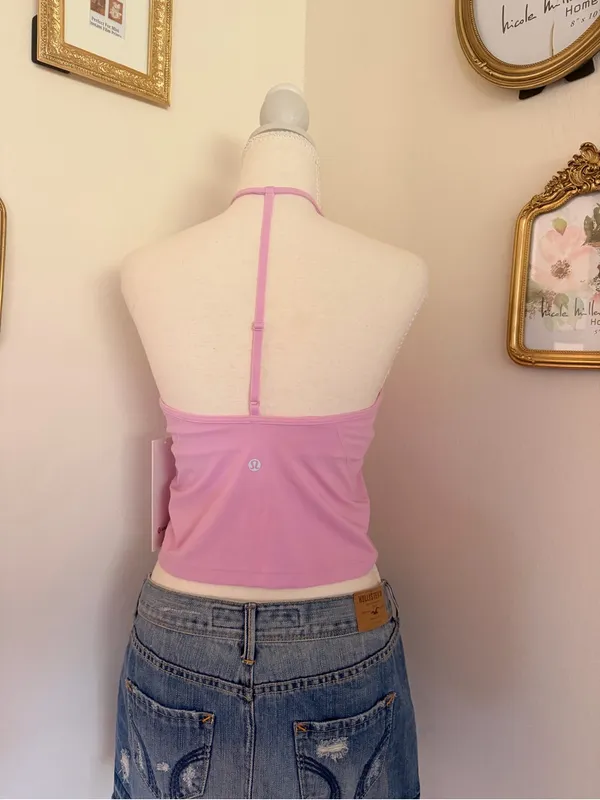 lululemon athletica Pink Halter Crop Camisole - Image 2