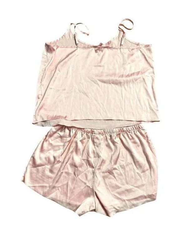 Juicy Couture Pink Satin Sleepwear Set – Size XL - Image 5