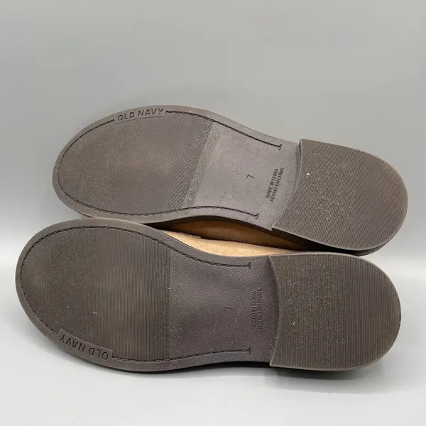 Old Navy Classic Loafers Size 7 Brown Light Academia Schoolgirl Slip on Casual - Image 9