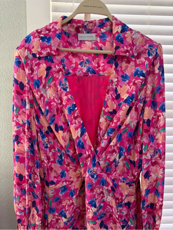 Rebecca Vallance Little Havana Floral Mini Dress Size 12 - Image 4