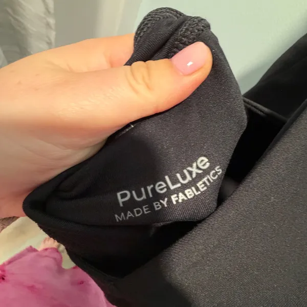 Fabletics PureLuxe Jumpsuit Black Small Crossback Athleisure Yoga Gym - Image 5
