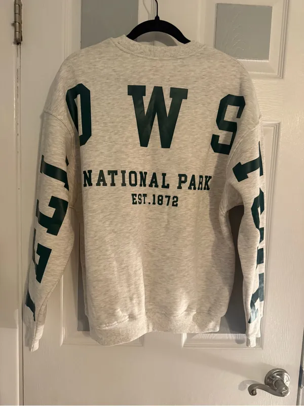 Altar’d State Yellowstone National Park Crewneck Sweatshirt - Image 4