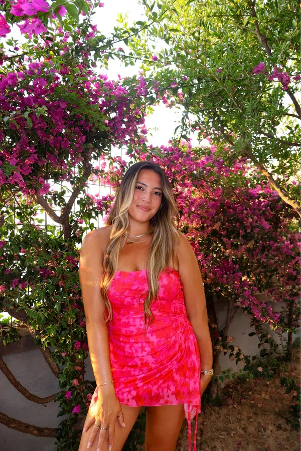 Princess Polly Donelli’s Mini Dress in Pink Floral - Image 2