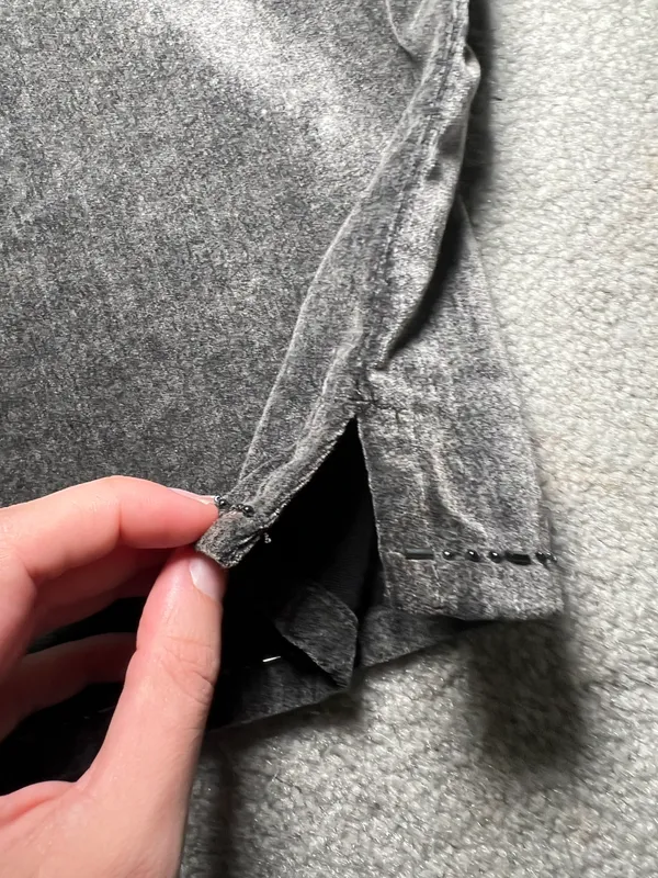 Vintage Grey A.M.I. Top Size Medium Gray - Image 6