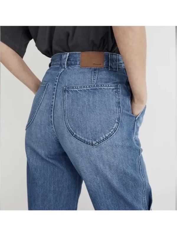 Madewell High Rise Cropped Tapered Leg Jeans in Ventnor Wash Size 30 - Image 5
