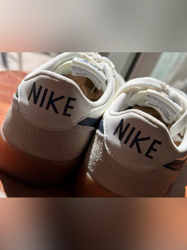Nike Killshot 2 sneakers featuring a distinct gum rubber sole and navy swoosh 9 - Image 11