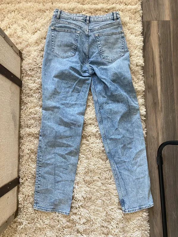 H&M Divided Ripped High Waisted Denim Jean - Image 6
