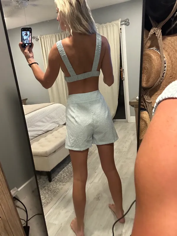 SheIn Blue Two Piece Set - Image 2