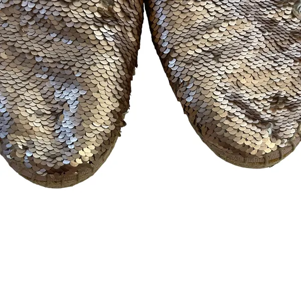 Sam Edelman Circus‎ Women's Size 7.5 M Sequin Rose Gold Kerry Espadrille Mules - Image 3