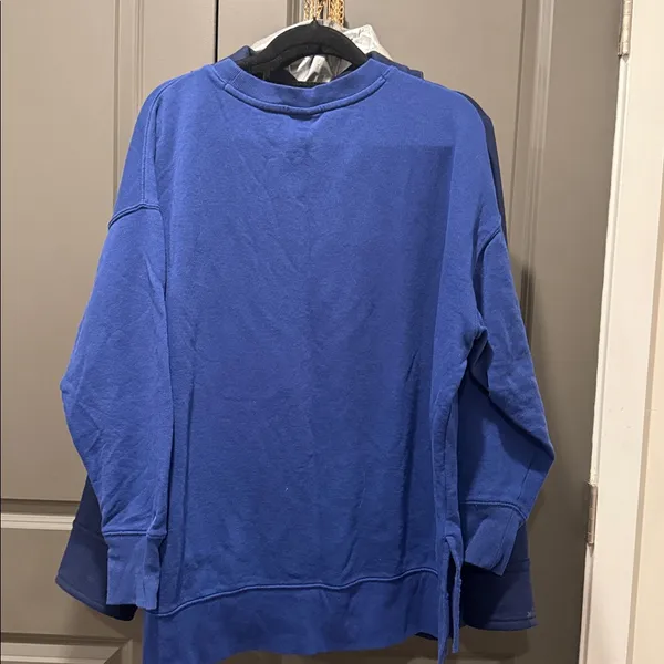 Crown & Ivy Cabana | Blue Knit Top | Sz Large - Image 5