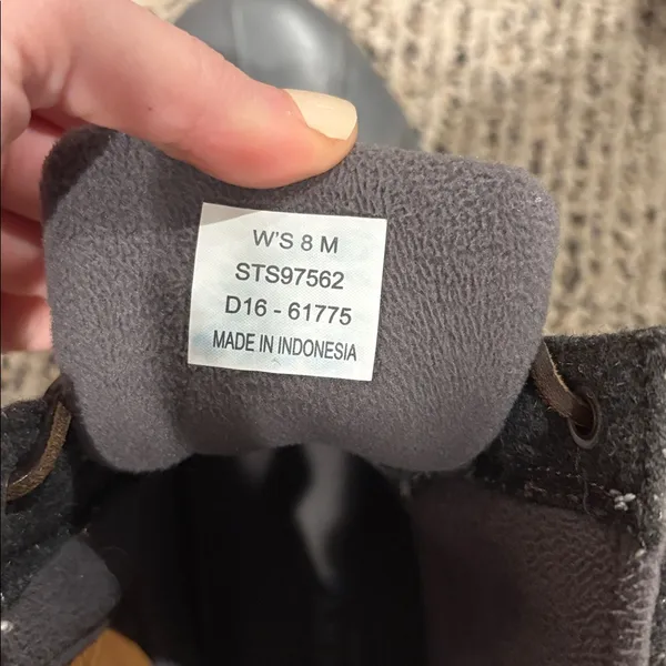 Sperry Charcoal Gray Waterproof Duck Boots - Image 4