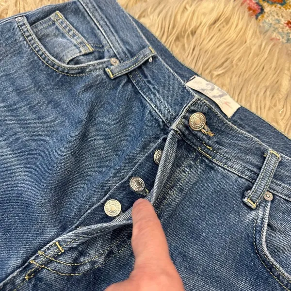 We the free button fly jeans size 27 - Image 4