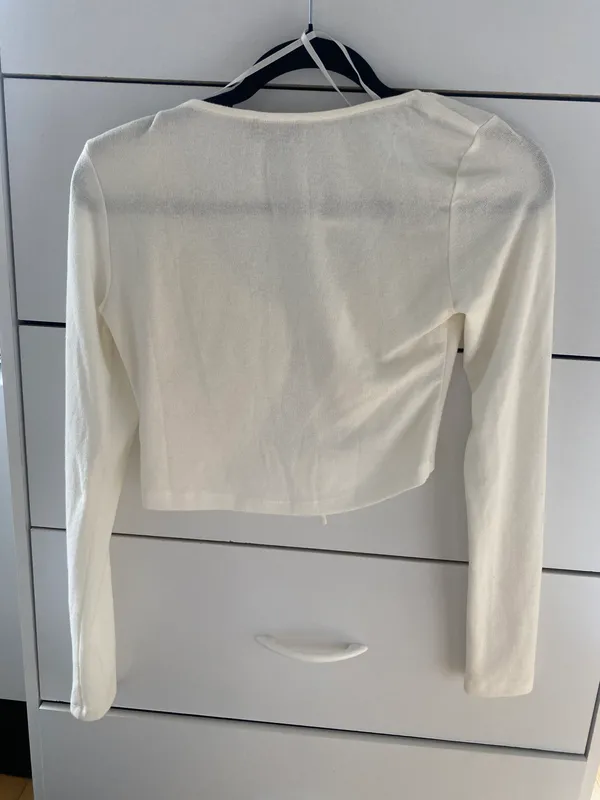 “Girl Gang” White Crop Top - Image 4