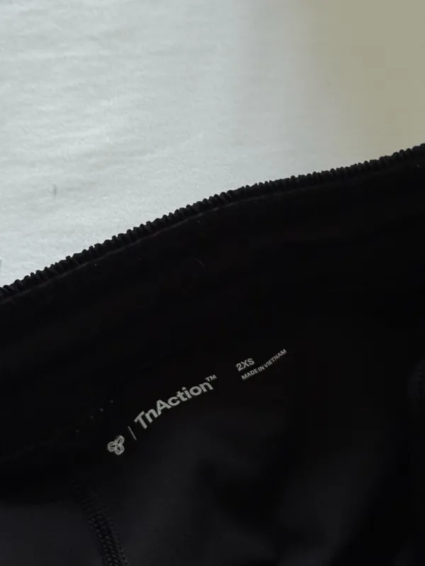 Aritzia TnAction Black Active Shorts - 2XS - Image 2