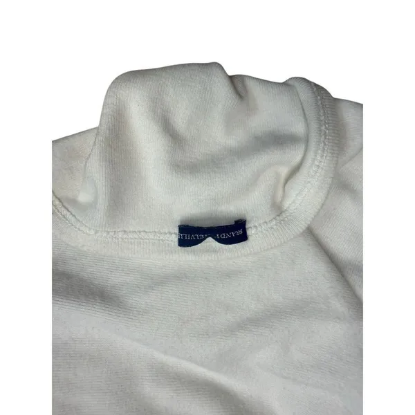 Brandy Melville White Cotton Halter Top Tank One Size - Image 4