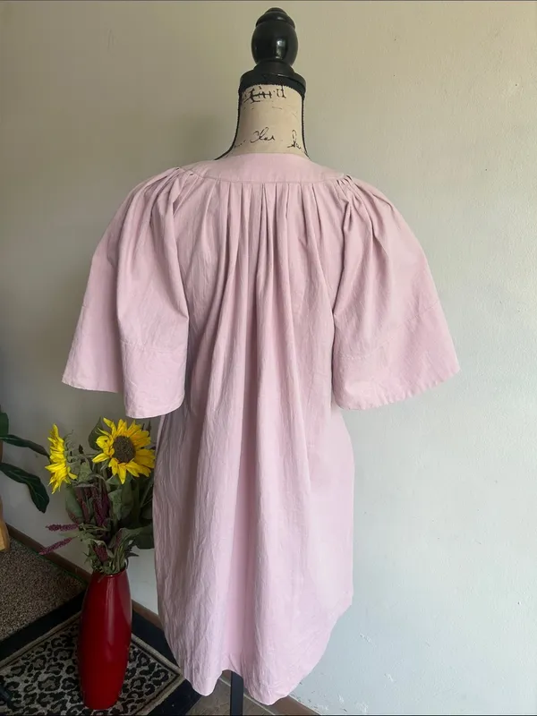 Tuckernuck Pomander Place Finley Flutter Sleeve Mauve Pink Mini Dress Size XS - Image 13