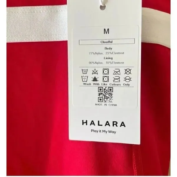 Halara Red Jakarta Poinsettia Everyday Cloudful Air Fabric SZ M #1663 - Image 12
