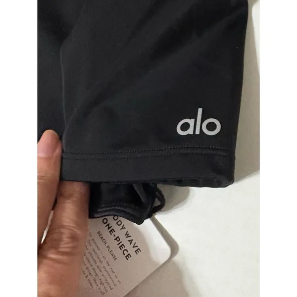 Sold out body wave ALO one piece swimsuit bodysuit xxs black - Image 4
