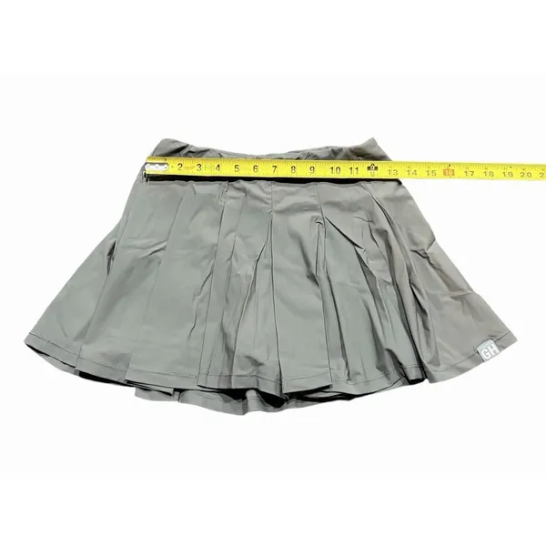 Gold Hinge Pleated Tennis Pickleball Skirt Skort Athleisure Gray Size Small - Image 5