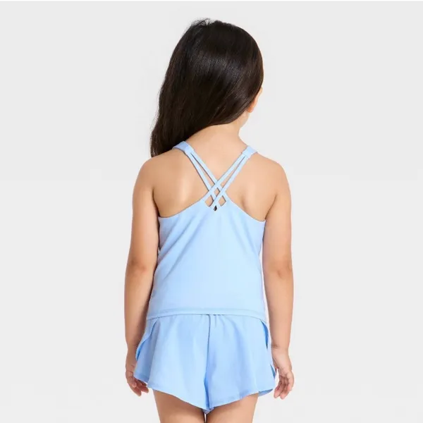 All in motion light blue tank top with built in bra - Image 2